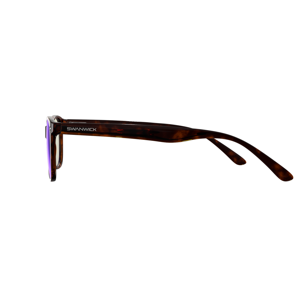Classic Day Swannies - Clear Blue Light Glasses - Tortoise Shell