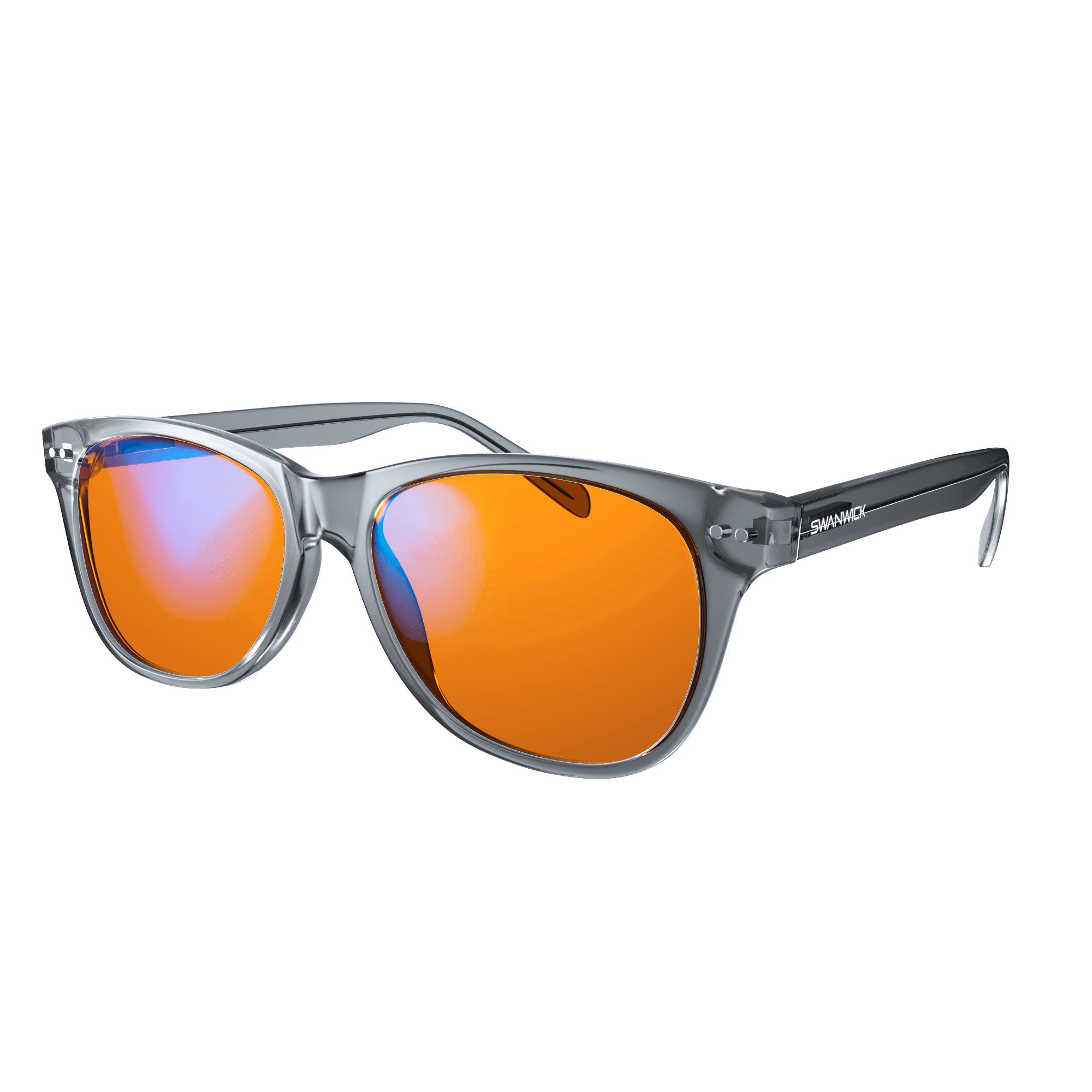 Crystal Night Swannies - Blue Light Glasses - Smoky Quartz